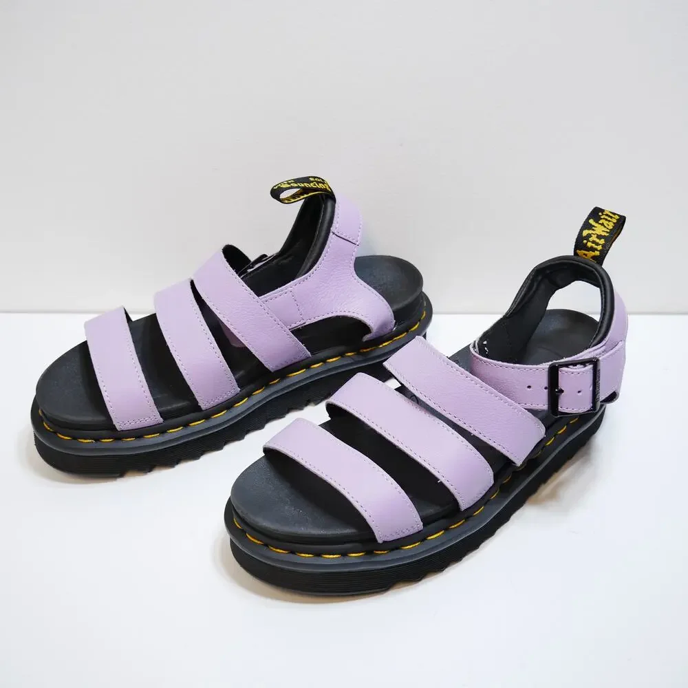 NEW DR. MARTENS BLAIRE SANDAL LILAC PISA WOMANS SIZE - 8 - Picture 3 of 16